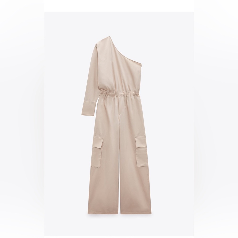 Zara asymmetrical Jumpsuit Sz M